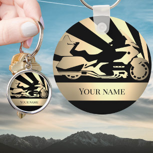 Sleutelhanger Motorfiets Fietsster Sepia