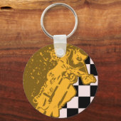 Sleutelhanger motorkruis (Voorkant)