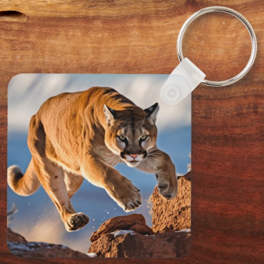 Sleutelhanger Mountain Lion (Achterkant)