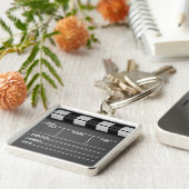 Sleutelhanger Movie Clapboard (Zijkant)