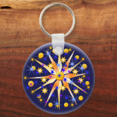 Sleutelhanger mozaïeksterren (Voorkant)