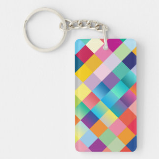 Sleutelhanger: MULTI KLEURIGE GEOMETRISCHE Sleutelhanger