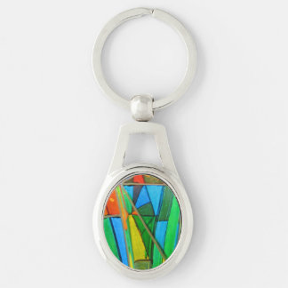 Sleutelhanger—Murano Glass Green Sleutelhanger
