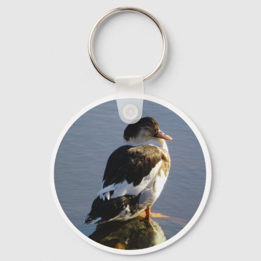 SLEUTELHANGER-Muscovy Duck Sleutelhanger (Voorkant)