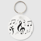 Sleutelhanger Muzieknoten samenvoegen (Voorkant)