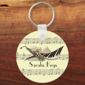 Sleutelhanger Muziekontwerp (Voorkant)