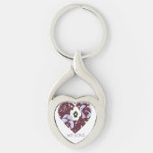 Sleutelhanger My Love Editie - Paarse Hart (Voorkant)