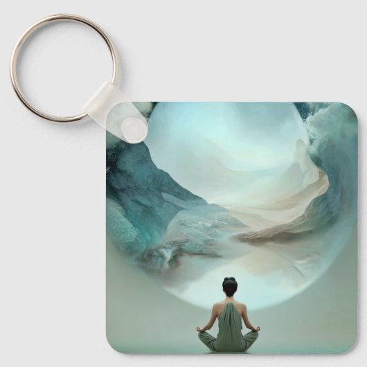 Sleutelhanger Mystieke Zen-meditatie (Voorkant)