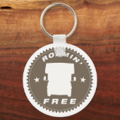 Sleutelhanger naar RV-reiziger van de klasse "Roam (Voorkant)