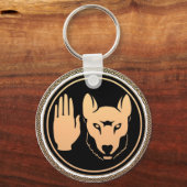 Sleutelhanger Native Wolf Art Metis Gifts (Voorkant)