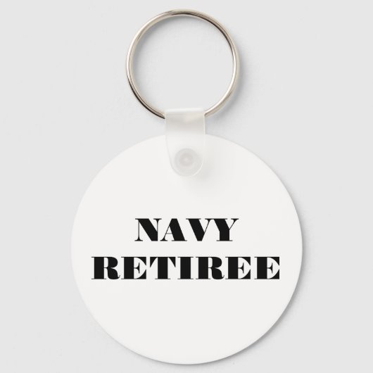 Sleutelhanger Navy Retiree (Voorkant)