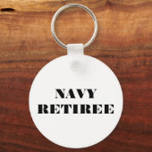 Sleutelhanger Navy Retiree (Voorkant)