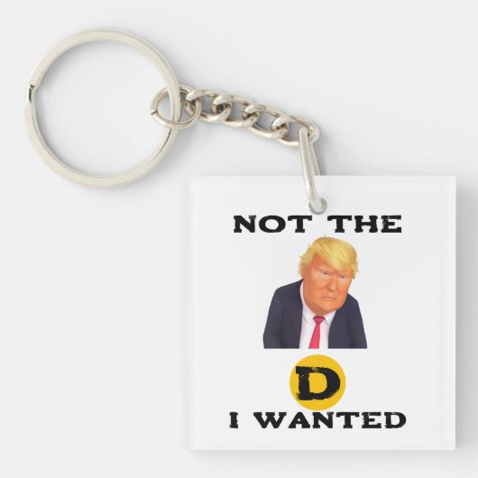 Sleutelhanger Niet De D Die Ik Wilde (voorkant)