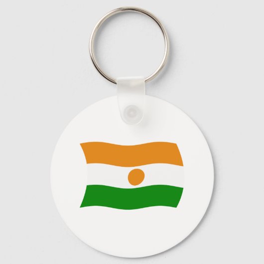 Sleutelhanger Niger Vlag (Voorkant)