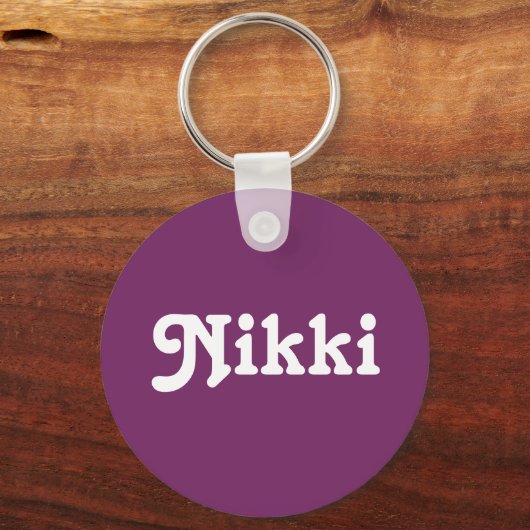 Sleutelhanger Nikki (Voorkant)