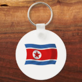 Sleutelhanger Noord-Korea Vlag (Voorkant)