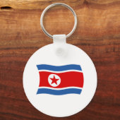 Sleutelhanger Noord-Korea Vlag (Voorkant)