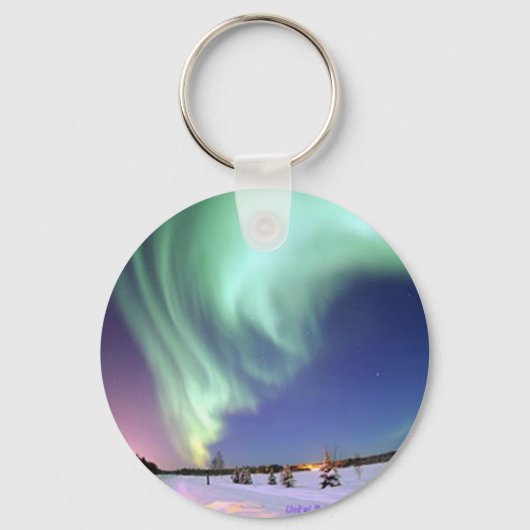Sleutelhanger Noordelijke Lichten (Voorkant)