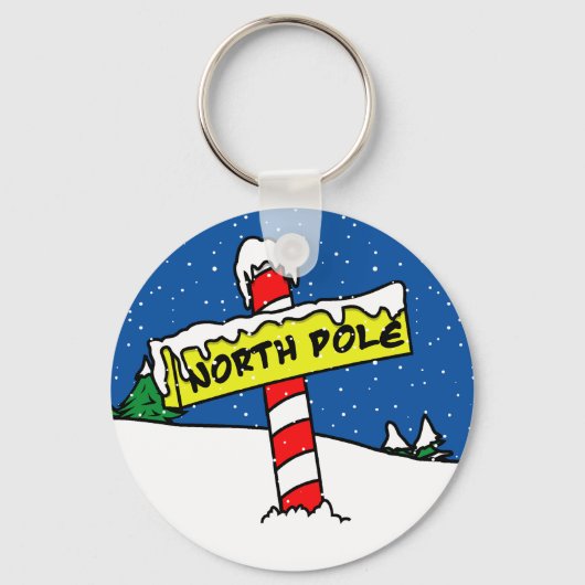 Sleutelhanger Noordpool (Voorkant)