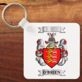 Sleutelhanger O'Brien Achternaam En Schild (Voorkant)