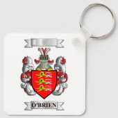 Sleutelhanger O'Brien Achternaam En Schild (Achterkant)