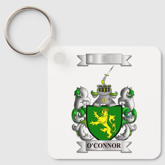 Sleutelhanger O'Connor Achternaam En Schild (Voorkant)