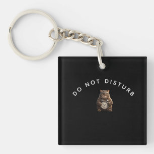 Sleutelhanger Off Duty Gym Kat - Grappig Spierkat 