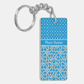 Sleutelhanger om te personaliseren: Polkas Daisy C (Voorkant Links)