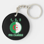 Sleutelhanger on two three viva Algerije (Achterkant)
