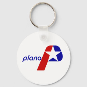 Sleutelhanger onder de vlag van Plano (Texas)