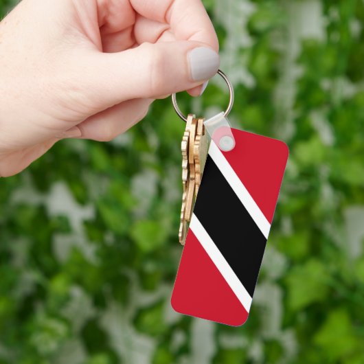 sleutelhanger onder de vlag van trinidad en tobago (Hand)