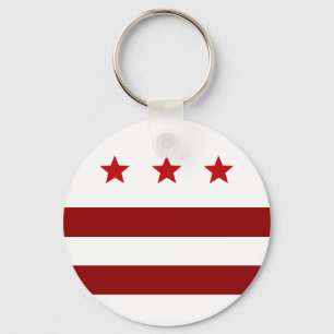 Sleutelhanger onder de vlag van Washington D.C.
