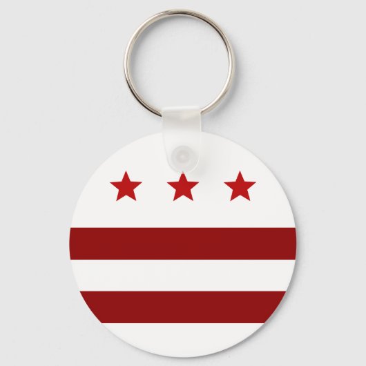 Sleutelhanger onder de vlag van Washington D.C. (Voorkant)