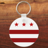 Sleutelhanger onder de vlag van Washington D.C. (Voorkant)
