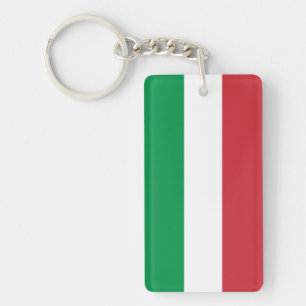 Sleutelhanger onder Italiaanse vlag   Tricolore It