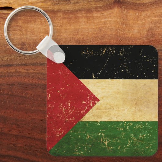 Sleutelhanger onder Palestijnse vlag (Voorkant)