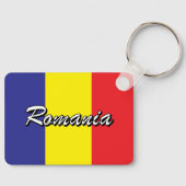 Sleutelhanger onder Roemeense vlag (Voorkant)