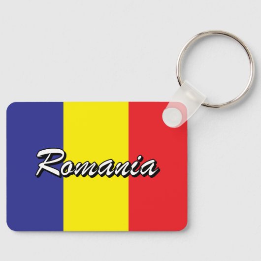 Sleutelhanger onder Roemeense vlag (Voorkant)