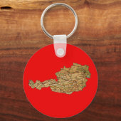 Sleutelhanger Oostenrijk Map (Voorkant)