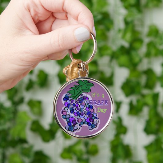 Sleutelhanger op druivendag (Hand)