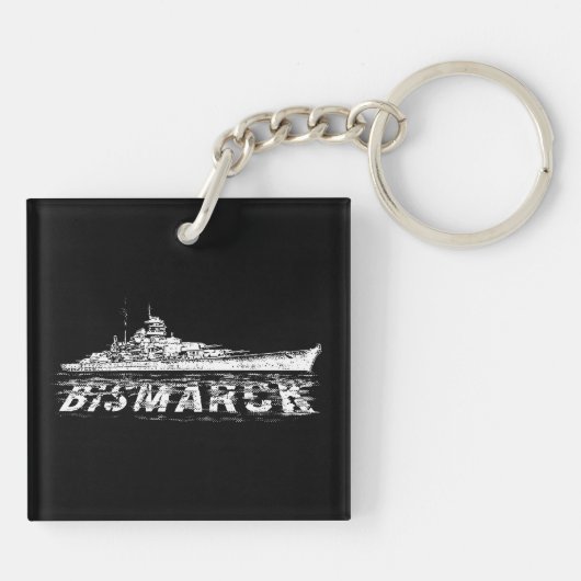 Sleutelhanger op het Bismarck Square (dubbelzijdig (Achterkant)