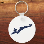 Sleutelhanger op het eiland Fishers - Blue (Voorkant)