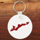 Sleutelhanger op het eiland Fishers - Red (Voorkant)