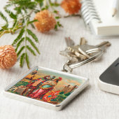  Sleutelhanger op het etiket van de sigaar (Zijkant)