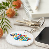 Sleutelhanger optimist ontwerp,Sleutelhanger (Voorkant Rechts)