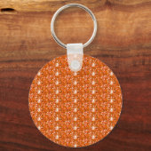 Sleutelhanger Oranje Glitter (Voorkant)