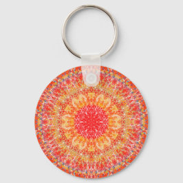 Sleutelhanger Oranje Mandala
