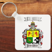 Sleutelhanger O'Sullivan Achternaam En Schild (Voorkant)