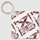 Sleutelhanger over land X-land (Voorkant)