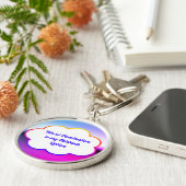 Sleutelhanger over wereldheerschappij (Zijkant)